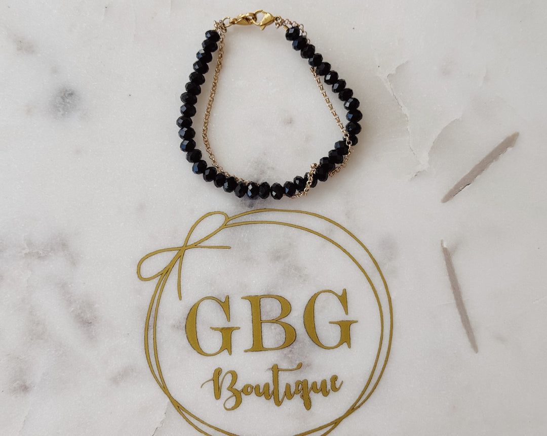 Black connect bracelet