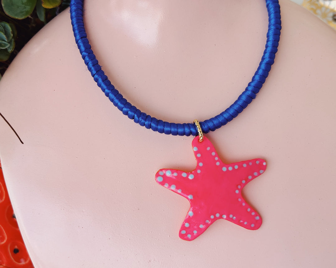 Pink Sea Star Choker