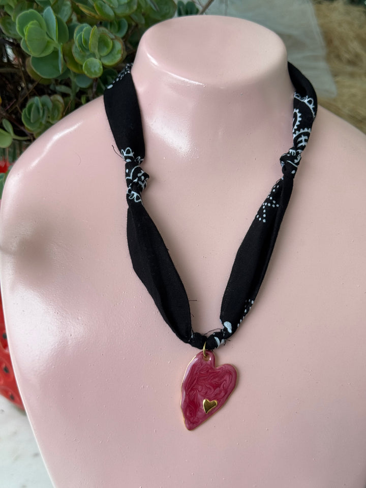 Fire Heart choker