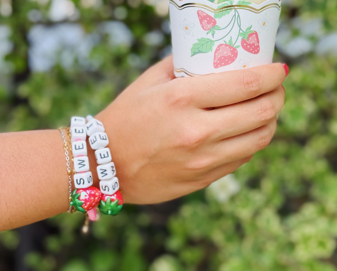 Strawberry sweet bracelet