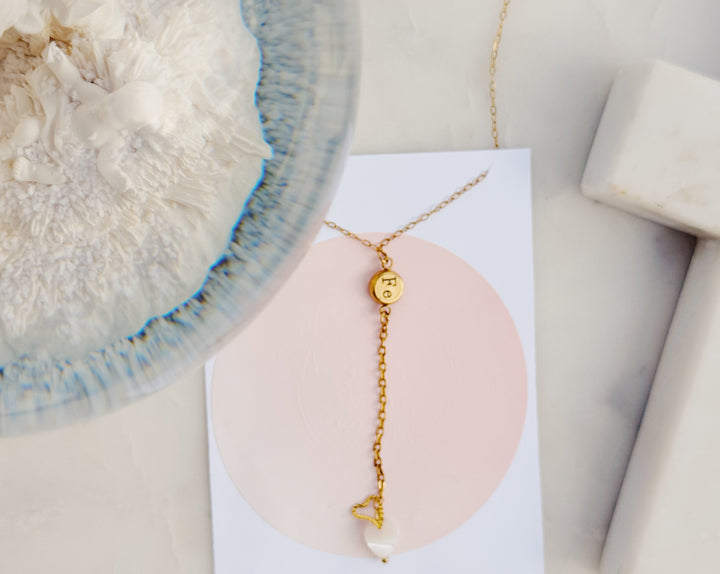 Fe, Esperanza y Amor Lariat Chain