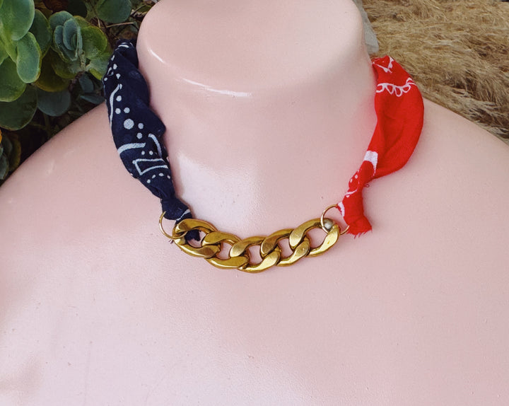 Cuban bandana Choker