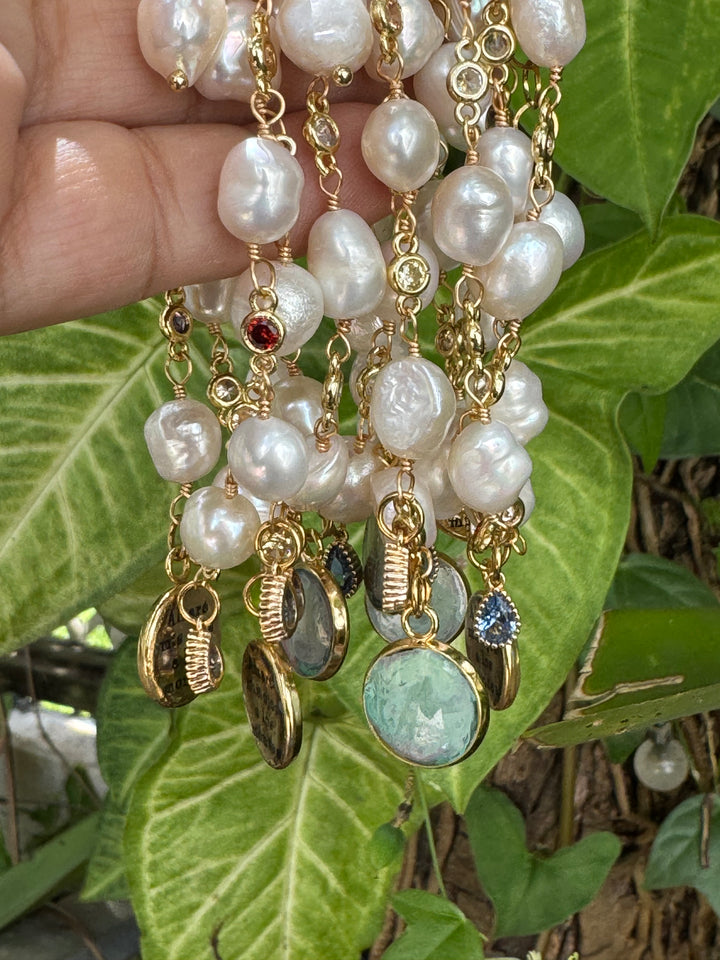 Salmo 121 pearl bracelet