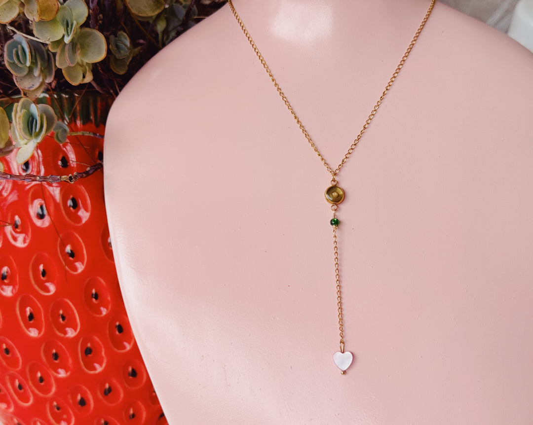 Fe, Esperanza y Amor Lariat Chain