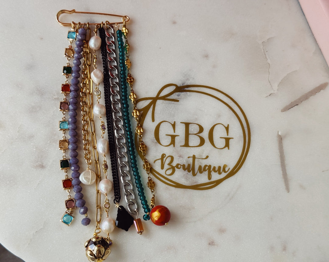 Imperdible color chain