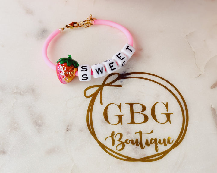 Strawberry sweet bracelet