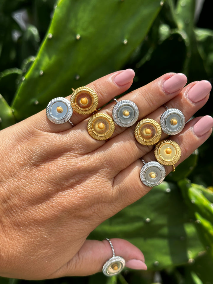 Mustard seed fe ring