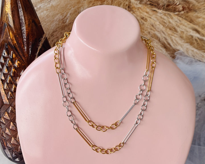 Michelle dos tonos long chain