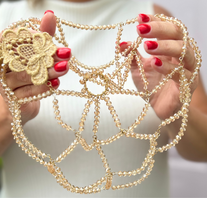 Cristal hair vintage accessories