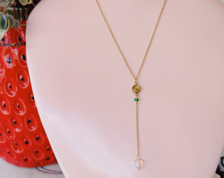 Fe, Esperanza y Amor Lariat Chain