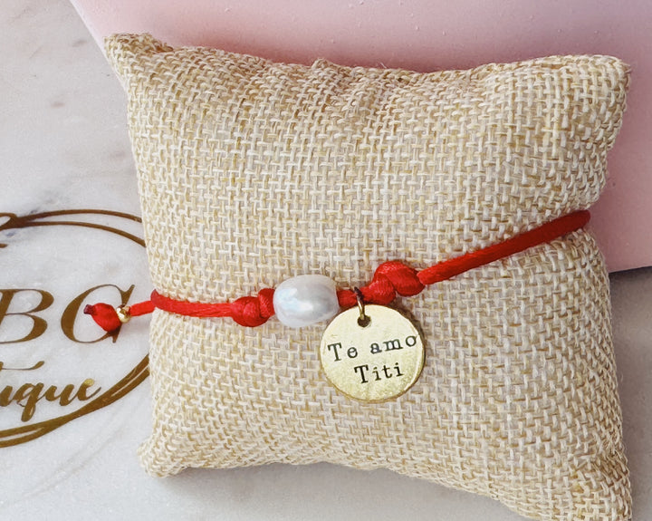 Te amo titi bracelet