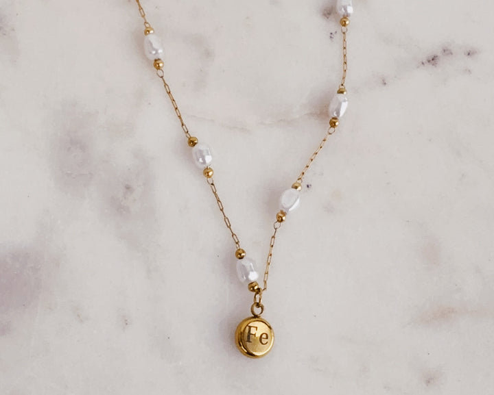 Fe Pearl and mustard seed chain